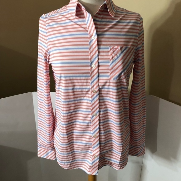 Southern Tide Emery Button Front Shirt Sz XS NWT - Picture 4 of 9